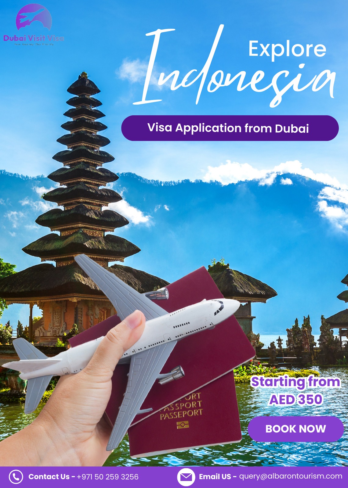 Indonesia visa from Dubai